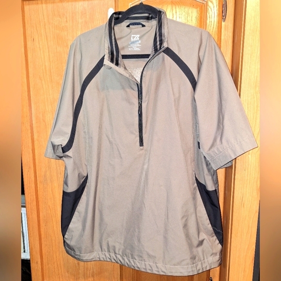 A Cutter & Buck CB Weathertec men's XLarge short sleeve pullover. - Picture 1 of 10